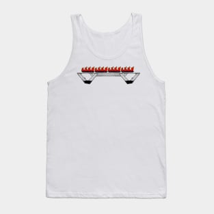 Red Coaster Train Tank Top